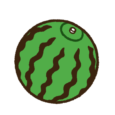 西瓜のビーチボール